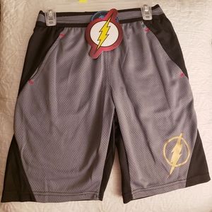 Boys THE FLASH Shorts Sz 8